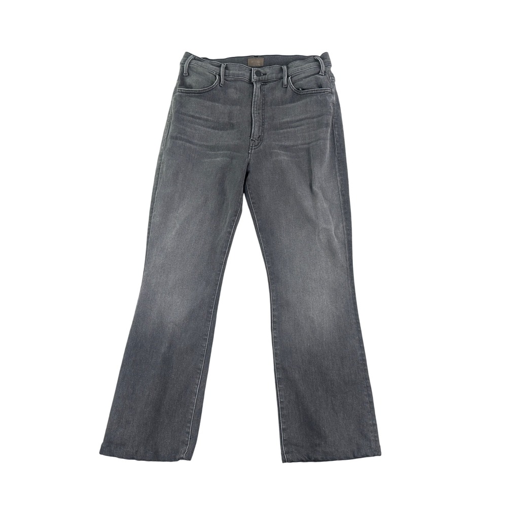 Women's Gray Straight-Leg Jeans
